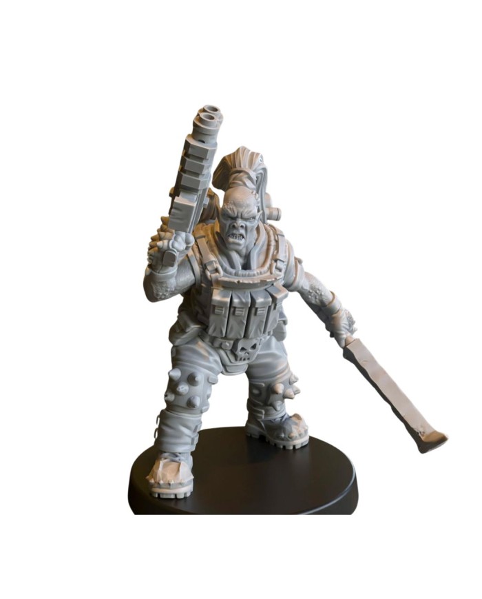 Vaarduz from Orc Spec Ops Squad|David Sheff Models|SciFi Orc Miniatures