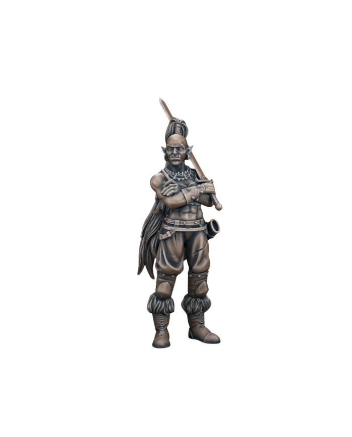 Orc Barbarian Female|TytanTroll Miniatures|Barbarians