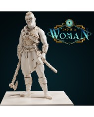 Orc Barbarian Female - Gelrain|The Printing Goes Ever On|Barbarians