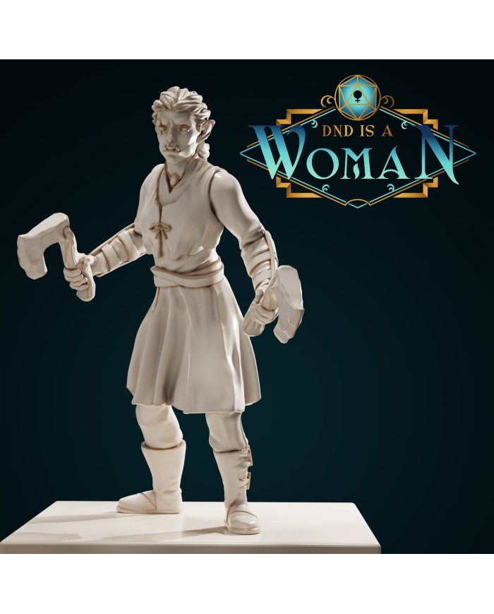 Half-Orc Ranger Female - Zanda|The Printing Goes Ever On|Rangers