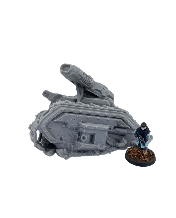 Tanque LR Destruido - B|Txarli Factory|Terreno Disperso Grimdark