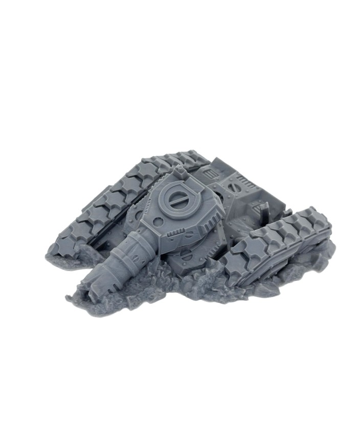 Tanque LR Destruido - C|Txarli Factory|Terreno Disperso Grimdark