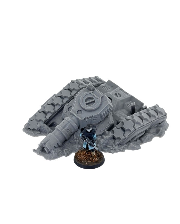 Tanque LR Destruido - C|Txarli Factory|Terreno Disperso Grimdark