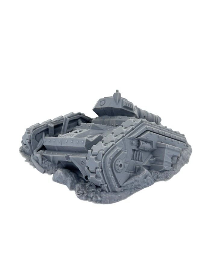 Tanque LR Destruido - C|Txarli Factory|Terreno Disperso Grimdark