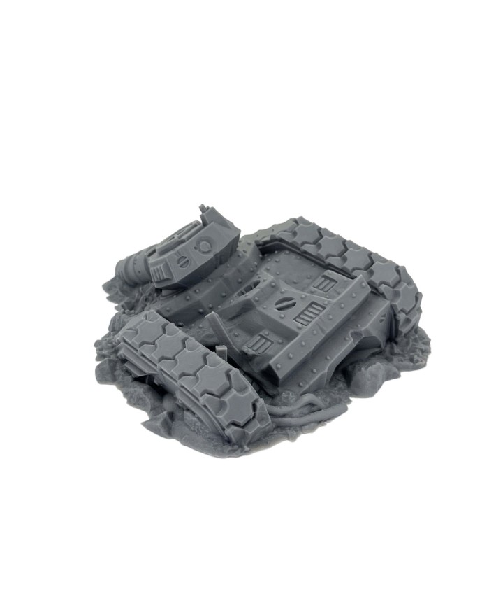 Tanque LR Destruido - C|Txarli Factory|Terreno Disperso Grimdark