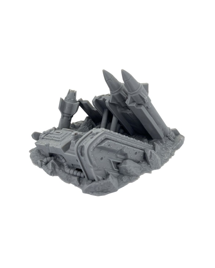Tanque Mantic Destruido|Txarli Factory|Terreno Disperso Grimdark