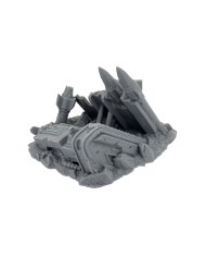 Tanque Mantic Destruido|Txarli Factory|Terreno Disperso Grimdark