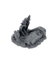 Tanque Mantic Destruido|Txarli Factory|Terreno Disperso Grimdark