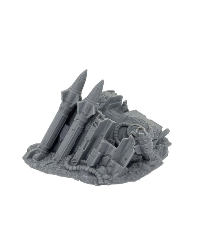 Destroyed Mantic Tank|Txarli Factory|Grimdark Scatter Terrain
