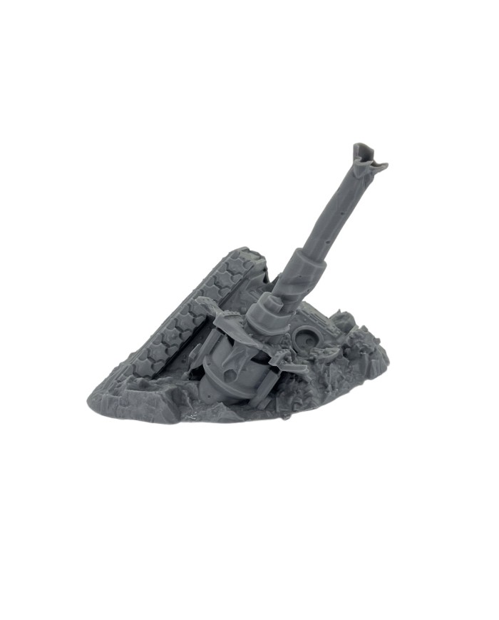 Destroyed Basil Tank - A|Txarli Factory|Grimdark Scatter Terrain