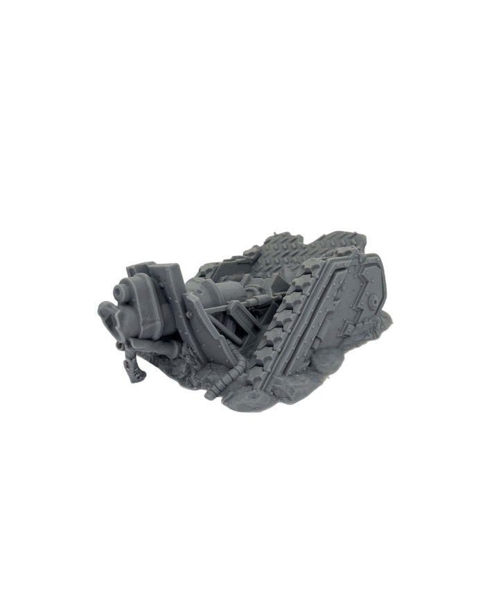 Tanque Basil Destruido - B|Txarli Factory|Terreno Disperso Grimdark