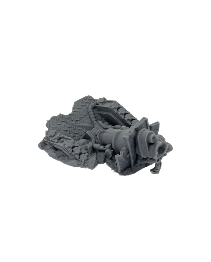 Destroyed Basil Tank - B|Txarli Factory|Grimdark Scatter Terrain