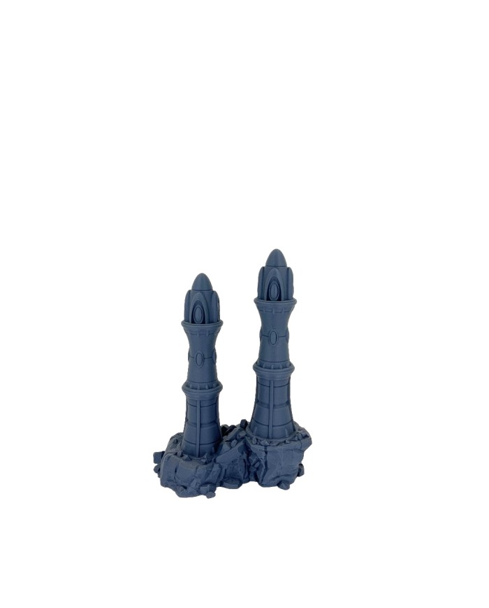 Torres Eldar sobre Rocas - Set A|Forbidden Prints|Eldar