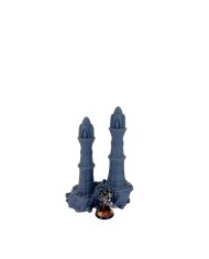 Eldar Towers on Rocks - Set A|Forbidden Prints|Eldar Terrain