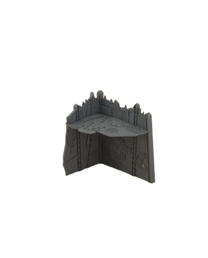Orc L-Shaped Medium Ruins B - Pariah Nexus Compatible|Fabricator's Lair|Kill Zone Terrain