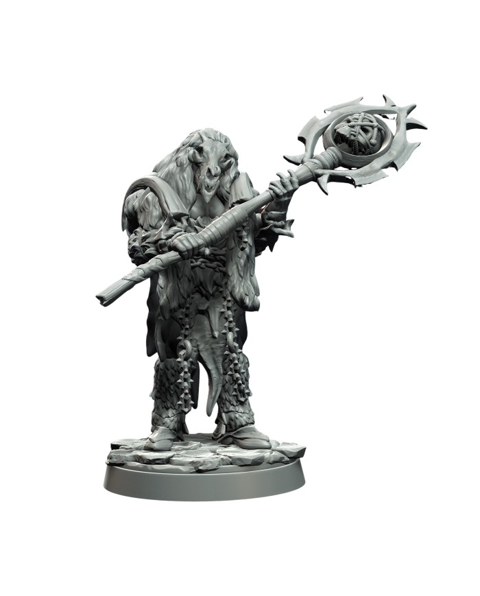 Orc Warlock Grinskun - E - Orc Horde|Monolith Arts|Orc Horde