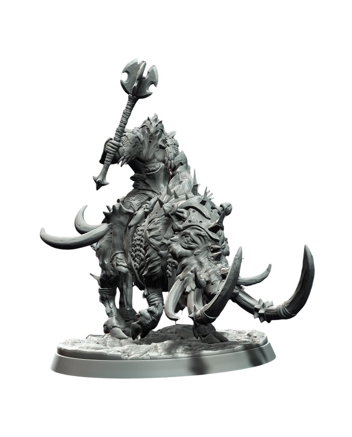 Orc Commander Kurgred on Boar - Orc Horde