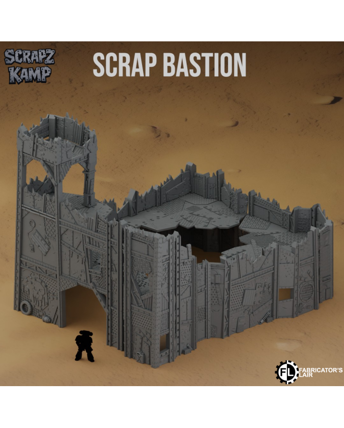 Bastión de Chatarra Orco Completo - A|Fabricator's Lair|























Transforma tus partidas con el Bastión de Chatarra Orco, una pieza única de escenografía que dará carácter y brutalidad a tus mesas de juego futuristas.
Diseñado por Fabricators Lair y perteneciente a la colección Xeno Sector : Scrapz Kamp, este bastión es perfecto para jugadores que buscan añadir atmósfera orka y detalles grimdark a sus batallas.

Características principales


Diseño original de Fabricators Lair , con estética agresiva e improvisada.


Parte de la colección Xeno Sector : Scrapz Kamp, creada para mesas temáticas de ciencia ficción.


Escala 28mm/32mm, compatible con Warhammer 40K , Grimdark Future y cualquier otro wargame de ciencia ficción en la misma escala.


Fabricado en bioplástico (PLA+) de alta resolución, resistente, detallado y eco-friendly.


Fácil de imprimar y pintar, adaptable a cualquier esquema de color orko o postapocalíptico.



Compatibilidad y uso
El Bastión de Chatarra Orco puede funcionar como fortificación, punto de control o cobertura en partidas ambientadas en mundos devastados y de estética grimdark.
Su diseño irregular de metal y chatarra encaja de manera natural en ejércitos orkos y escenarios de combate futurista.

Aviso importante
Este producto no es un Bastión Orko oficial de Warhammer 40K, ni está respaldado, licenciado o asociado de ninguna forma a Games Workshop. Si deseas un Bastión Orko oficial, puedes encontrarlo en warhammer.com
Con el Bastión de Chatarra Orco de la colección Xeno Sector : Scrapz Kamp , elevarás la inmersión de tus partidas y aportarás un toque salvaje y orko a tu mesa de juego.

Síganos en Facebook e Instagram para estar al tanto de todas las novedades de escenografia orco de Fabricators Lair
Terrain And Minis es un impresor autorizado con licencia comercial de Fabricators Lair
























