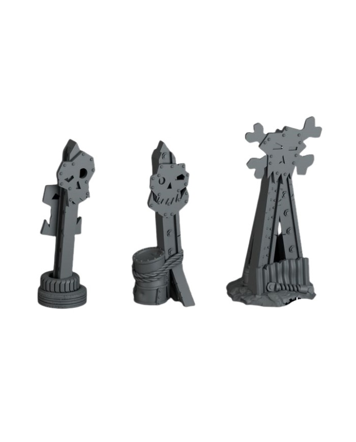 Totems Orco (x3) del Scrapz Kamp|Fabricator's Lair|Páramos Orco
