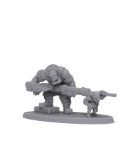 Orc Death Squad Sniper Boss and Goblin|Malicious Minis|SciFi Orc Miniatures