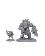 Orc Death Squad Medic and Goblin|Malicious Minis|SciFi Orc Miniatures