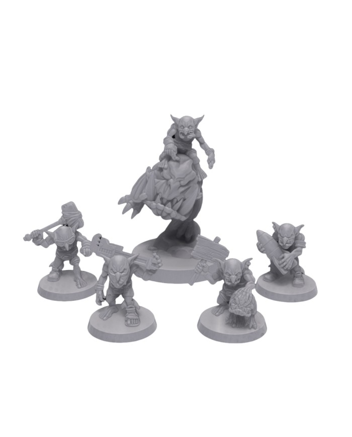 Goblin Gretchin Kit (x5)|Malicious Minis|SciFi Orc Miniatures