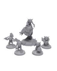 Kit de Goblins Gretchin (x5)|Malicious Minis|Miniaturas Orcos SciFi