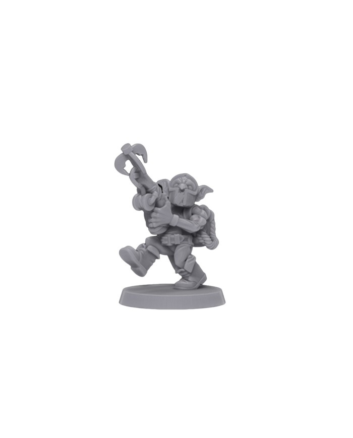 Orc Death Squad Boss Goblin|Malicious Minis|SciFi Orc Miniatures