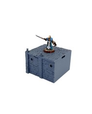 Ancrabourg quay wall straight - V6|3DLayeredscenery|Medieval Town