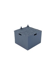 Ancrabourg quay wall straight - V6|3DLayeredscenery|Modular Medieval Harbor