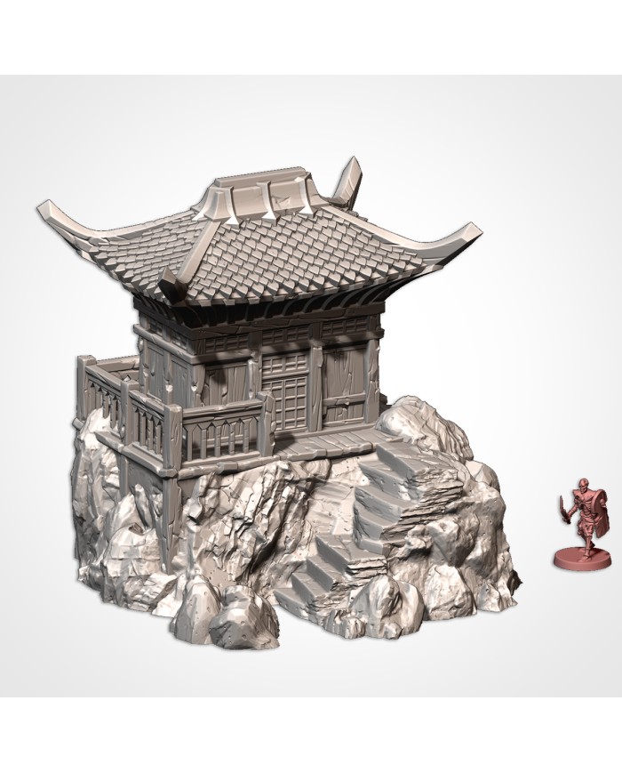 Oriental Building of Cathay on the Rocks|Txarli Factory|Cathay Terrain