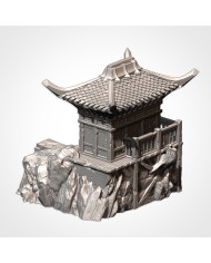 Edificio Oriental de Cathay sobre Rocas|Txarli Factory|Escenografía de Cathay