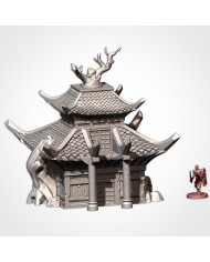 Oriental Building of Cathay with Tree|Txarli Factory|Cathay Terrain