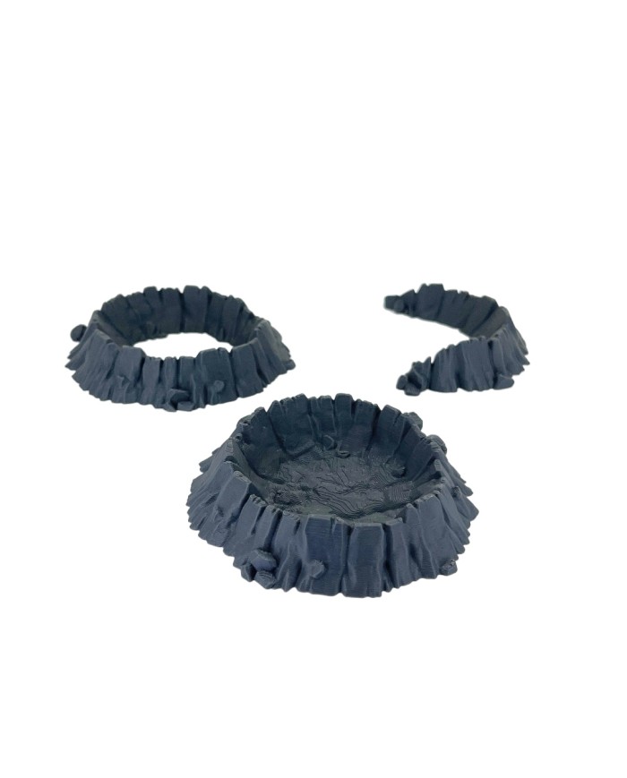 Craters (x3) - Set B|Forbidden Prints|Craters Terrain