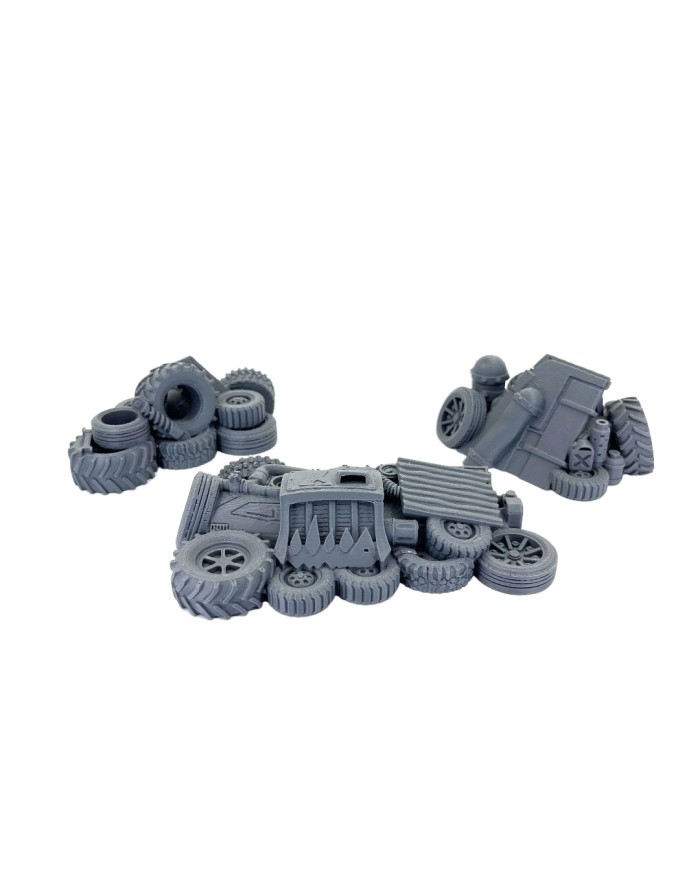 Montones de Basura Orco (x3) Scrapz Kamp|Fabricator's Lair|Páramos Orco