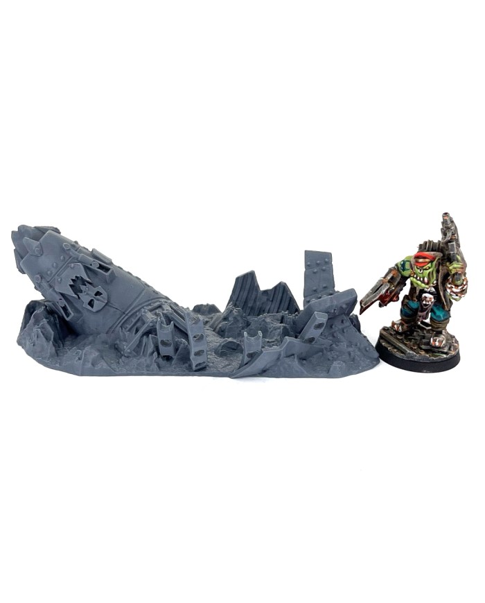 Crashed Orc Spaceship - D|Txarli Factory|Orc Badlands