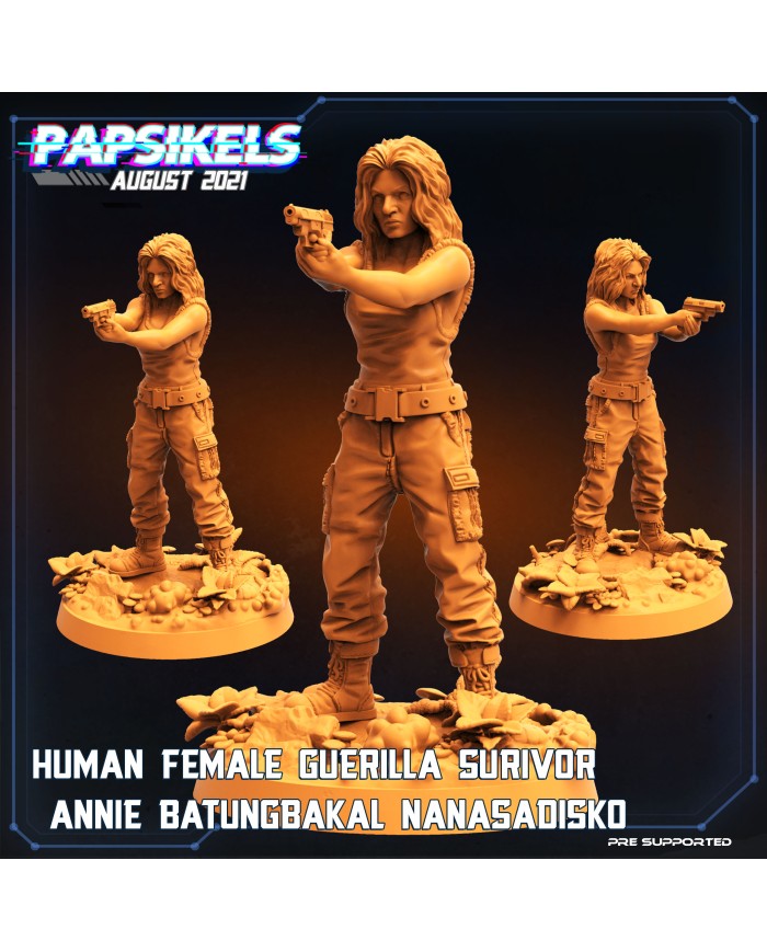 Superviviente Guerrillera - Annie Batungbakal Nanasadisko|Papsikels Miniatures