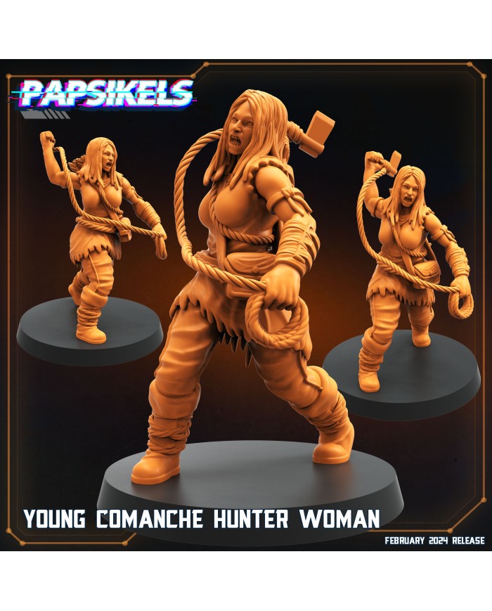 Cazadora Joven Comanche - A|Papsikels Miniatures