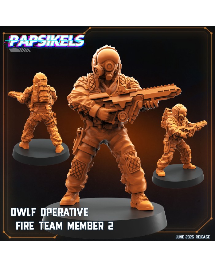 OWLF Operative Fire Team Member - 2|Papsikels Miniatures