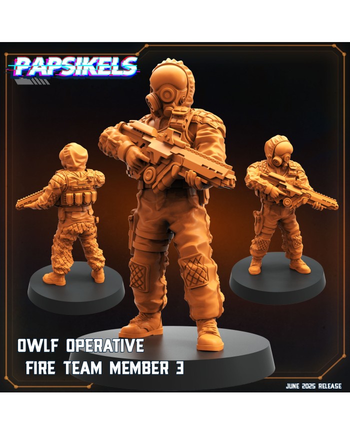 OWLF Operative Fire Team Member - 3|Papsikels Miniatures