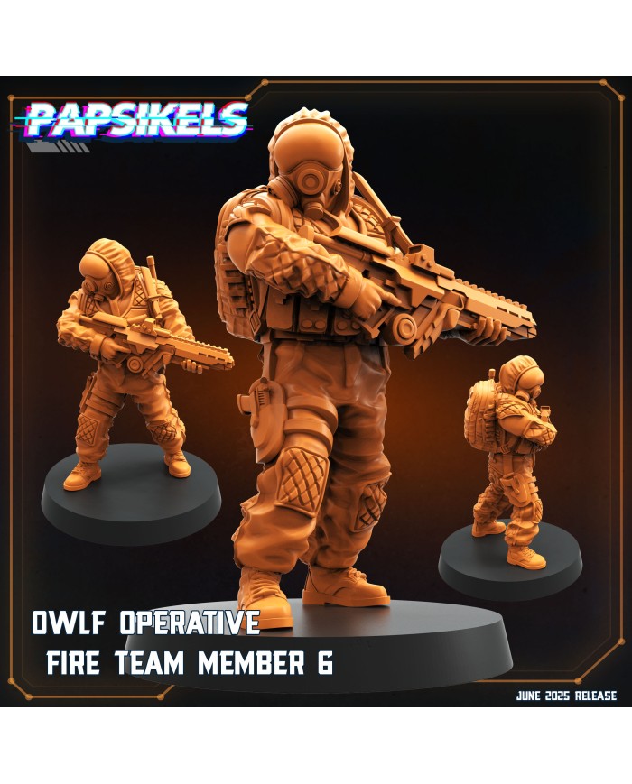 OWLF Operative Fire Team Member - 6|Papsikels Miniatures