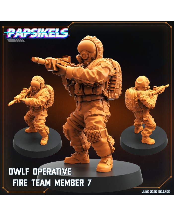 OWLF Operative Fire Team Member - 7|Papsikels Miniatures