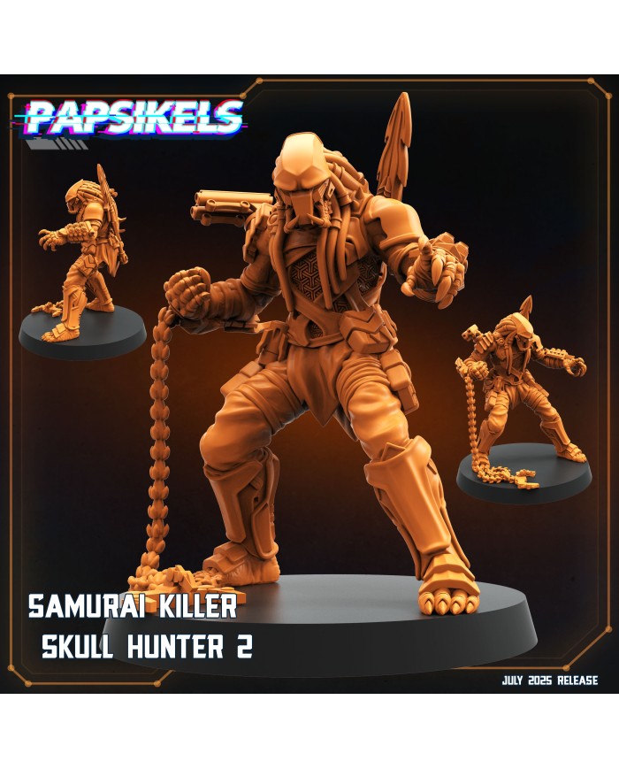 Skull Hunter Asesino de Samurais - B|Papsikels Miniatures|Skull Hunters Especiales