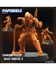 Samurai Killer Skull Hunter - 2|Papsikels Miniatures|Special Skull Hunters