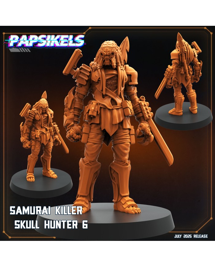 Skull Hunter Asesino de Samurais - F|Papsikels Miniatures|Skull Hunters Especiales