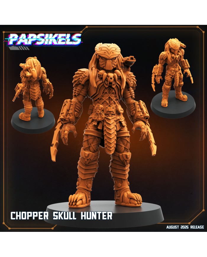 Skull Hunter Chopper|Papsikels Miniatures|Skull Hunters Jóvenes