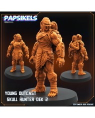 Young Outcast Skull Hunter Dek - 2|Papsikels Miniatures|Young Skull Hunters