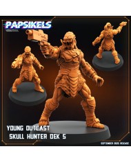 Joven Proscrito Skull Hunter DEK - E|Papsikels Miniatures|Skull Hunters Jóvenes