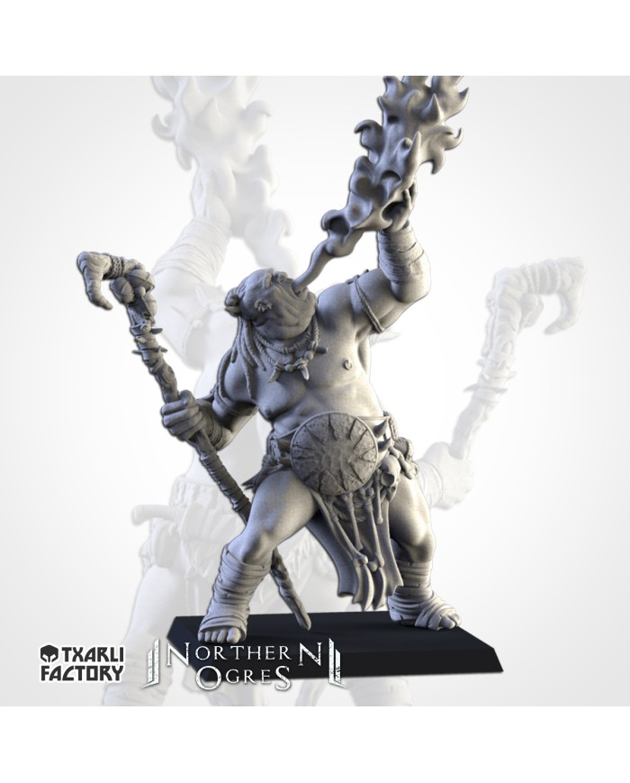 Chamán Ogro de los Ogros del Norte - B|Txarli Factory Miniatures|Ogros del Norte