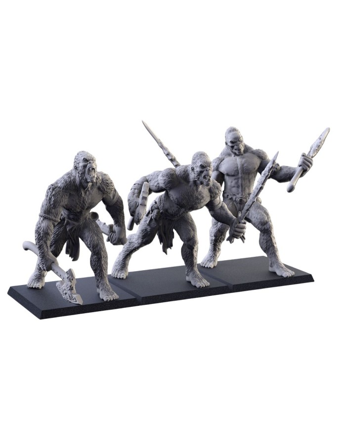 Yetis de los Ogros del Norte (x3)|Txarli Factory Miniatures|Ogros del Norte